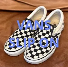 VANS バンズ SLIP ON スリッポン チェッカー サイズ25.5cm