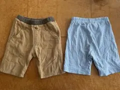 familiar ハーフパンツ 2枚セット 90cm