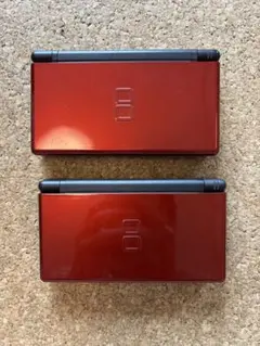 極美品Nintendo DS Lite クリムゾンレッド　充電器付き　2台セット
