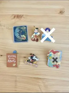 ディズニー　ピンバッジ(プーさん、パレードミッキー)