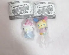 サンリオ キャラクターズ GRWM マスコットチャーム ガチャ　ウサハナ キティ