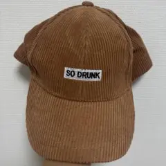 コーデュロイ キャップ ブラウン