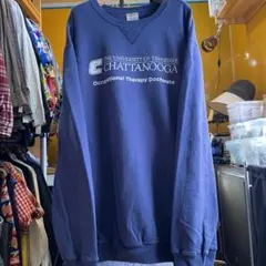 アメリカ古着 PORT & COMPANY ネイビー スウェット 2XL