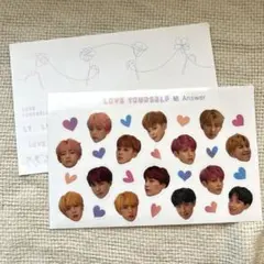 BTS シール2枚セット LOVE YOURSELF 結 Answer