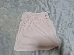 フリル付きノースリーブタンクトップ 110