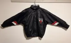 STARTER シカゴブルズ レザージャケット 本革 NBA公式 ブラック M