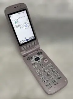 富士通 F-08C らくらくホン ガラケー折り畳み 中古