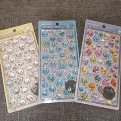 ボンボンドロップ シール 3パックセット　しずくちゃん正規品