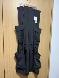 HARE ダブルポケットカーゴパンツ ブラック　Mサイズ　メンズ　ハレ　新品のサムネイル