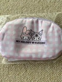 モスバーガー福袋MY MELODY KUROMI サテンポーチ