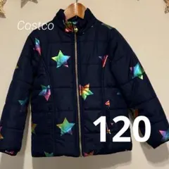 星柄ネイビー中綿コート 120㎝