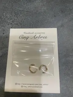 Cinq Arbres イヤーカフ ゴールドカラー 2点セット