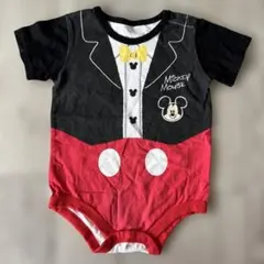 ミッキーマウス タキシードロンパース 80cm