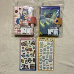 まめきちまめこ　メロとタビ　シール　シール帳　全4種　セットのサムネイル