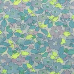 リバティ　ベッツィ ベリー　ネオンブルー　カットクロス
