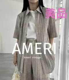 美品★ MIREI KIRITANI PLEATS MELON SHIRTのサムネイル