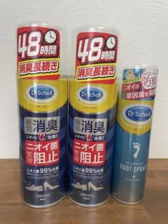 Dr. Scholl 消臭抗菌 靴スプレー （大容量）2本& フットスプレー1本のサムネイル