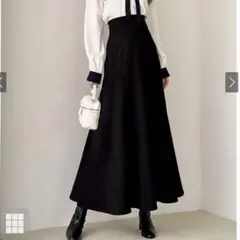 グレイル GRL スエードポンチフレアスカート[dk1101] M