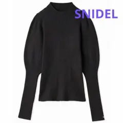 【美品】SNIDEL スナイデル パフスリーブニットプルオーバー