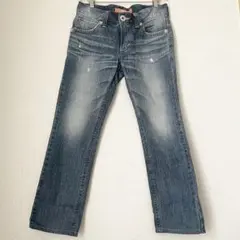 EDWIN エドウィン　デニム　ジーンズ　パンツ　ズボン　ダメージ加工　M