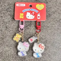 【新品未使用】サンリオ お揃いニコにこ キーホルダー キティー