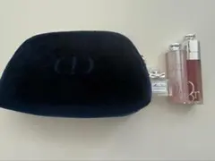 Dior ノベルティ ポーチ ミニ香水 リップクリーム セット