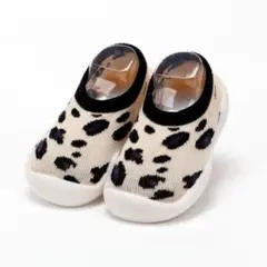 韓国風 レオパード 靴 ニット ベビーシューズ 便利 ベビー 新生児 キッズ