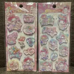 ① サンリオ　シャカシャカウォーターシール ステッカー　マイメロディ　2枚セット