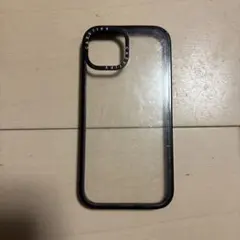 CASETiFY iPhone用ケース 透明/ブラックiPhone15