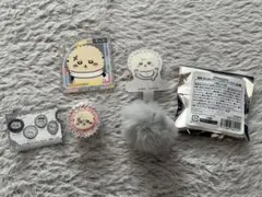 ちいかわ ラッコまとめ売り 手作りおやつチャーム＆ぽんぽんチャーム＆シール