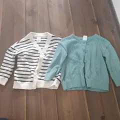 H&M カーディガン 2点セット 9-12ヶ月