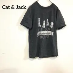 Cat & Jack【XL (16)】チェスデザイン Tシャツ グレー 半袖