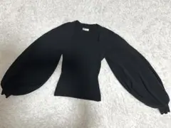 フレイアイディーボリュームスリーブスクエアニット