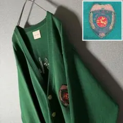 カールヘルム KarlHelmut カーディガン ビッグロゴ刺繍ワッペン L程度のサムネイル