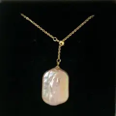 一粒　淡水バロック真珠　パールネックレス 大粒