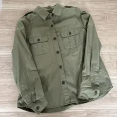 AMIW ミリタリーシャツ カーキ 38