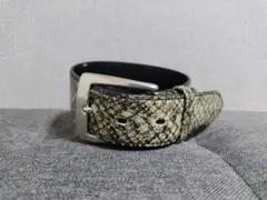 ヘビ革 ベルト コムサデモードメン