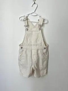 ZARA ベビー オーバーオール 12-18ヶ月 86cm 白のサムネイル