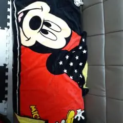 ミッキーマウス　フード付きタオル