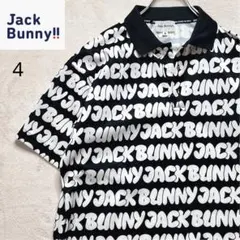 新品未使用 JACK BUNNY チェック柄モックネックシャツ 1 ブラック