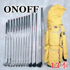メンズ右利き初心者用　オノフ　ONOFF　ゴルフクラブセット　W-2551 メンズ右利き初心者用 オノフ ONOFF ゴルフクラブセット W-2551