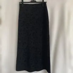 ⭐️タイトロングスカート⭐️　黒　ラメ入り　フォーマル