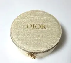 Dior ゴールド ラウンドポーチ
