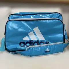 アディダス　エナメル　スポーツバッグ ショルダーバッグ