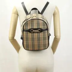 希少！Burberry バーバリー ノバチェック ミニリュック ヴィンテージ