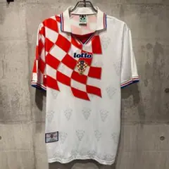超稀少 正規LOTTO 1996 クロアチア代表ユニフォーム(H) 96年 lotto ロット クロアチア代表 ユニフォーム イタリア製 L - メルカリ