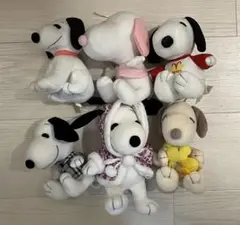 スヌーピー ぬいぐるみ 6点セット