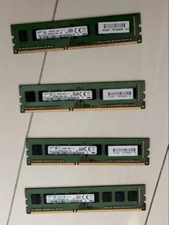 Samsung 4GB DDR3 PC3 12800U ×4枚のサムネイル