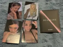 BLACKPINK DEADLINE SILVER Ver 初回限定 4種トレカ