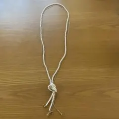 ゴールドチェーン・パール ビーズ ロングネックレス